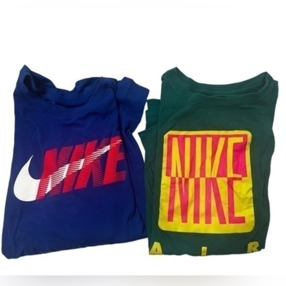 Nike Other - Nike xxl men short sleeve shirt blue red green yellow bundle
